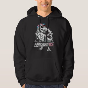 Mamasaurus Rex Dinosaur Mama Saurus Transgender Pr Hoodie