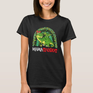 Mamasaurus Rex Dinosaur  Rainbow Mama Saurus Mothe T-Shirt