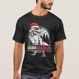 Mamasaurus T Dinosaur Christmas Pyjamas T Rex Fami T-Shirt