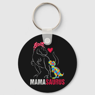 Mamasaurus T rex Dinosaur Clothing Gifts. Funny ma Key Ring