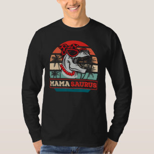 MAMASAURUS T-Rex Dinosaur Funny MAMA SAURUS Family T-Shirt
