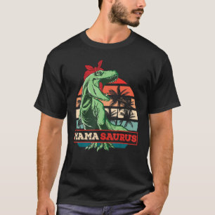MAMASAURUS T-Rex Dinosaur Funny MAMA SAURUS Family T-Shirt