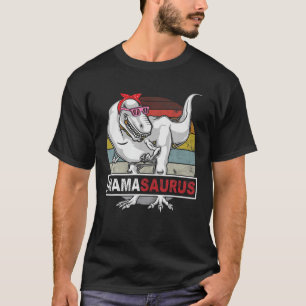MAMASAURUS T Rex Dinosaur Mama Saurus Birthday Vin T-Shirt