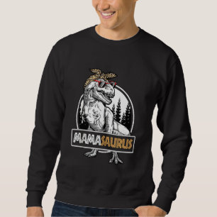 Mamasaurus T Rex Dinosaur Mama Saurus Family Match Sweatshirt