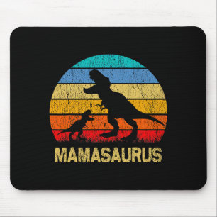 Mamasaurus T Rex Dinosaur Mama Saurus Family T Shi Mouse Pad