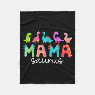 Mamasaurus t rex dinosaur mama saurus mother's day fleece blanket