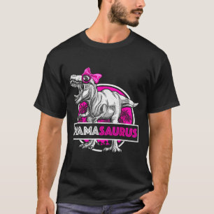 Mamasaurus T-rex Matching Funny Mother Saurus Dino T-Shirt