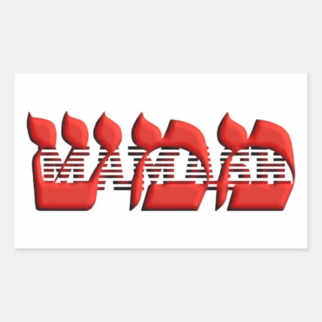 Mamash Rectangular Sticker (Front)
