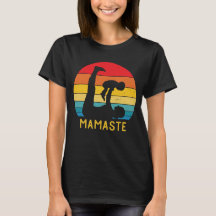 Mamaste Funny Yoga Mom Meditation Gift for mothers