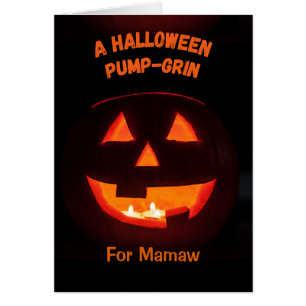 Mamaw Halloween Cute Jack o' Lantern