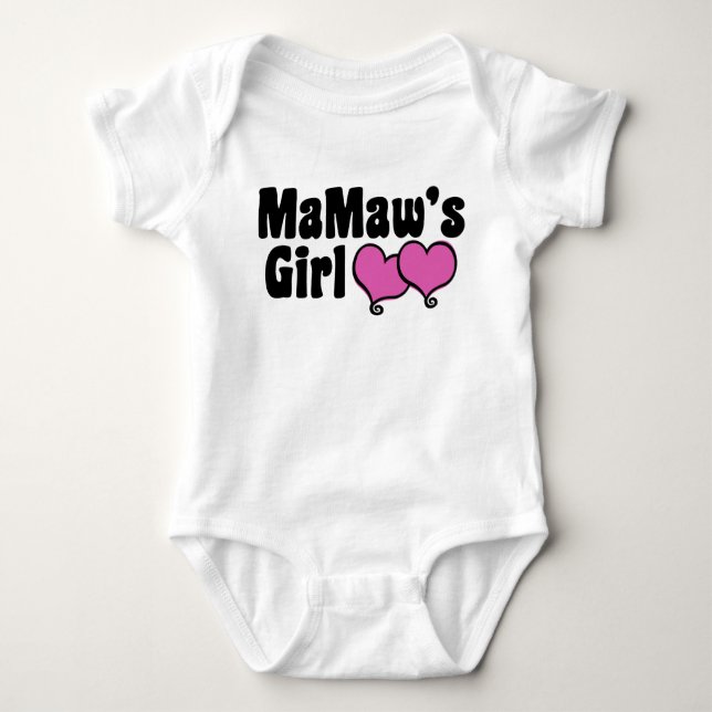 Mamaw’s Girl Baby Bodysuit (Front)