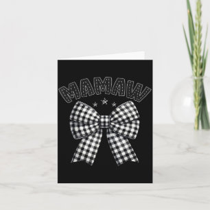 Mamaw t Crew Family Racing Birthday Race Car Card