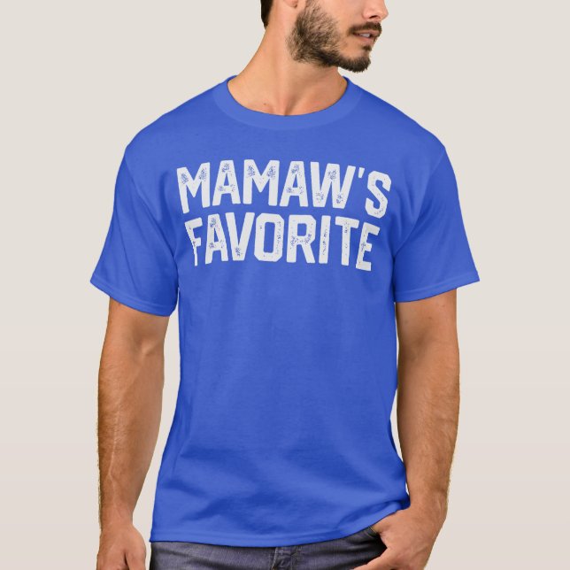 MamawS Favorite Funny Grandparent Grandchild Vinta T-Shirt (Front)