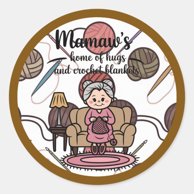 Mamaw's home sticker (Front)