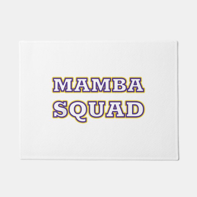 Mamba Squad funny Clothing for Snake Lover Doormat (Front)