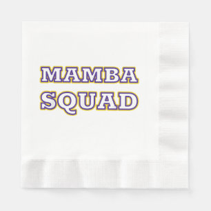Mamba Squad funny Clothing for Snake Lover Napkin