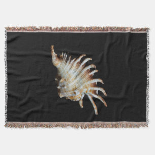 Mambeda Lambis Shell Spider Throw Blanket