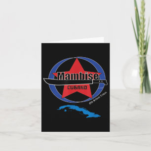 Mambi Army Cubano Machete Cuba Libre Cuban War Ind Card