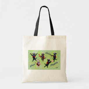 Mambo Labrador Musicians Painting Tote Bag