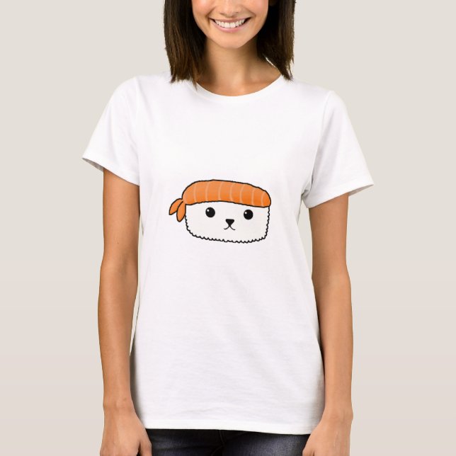 Mamesushi - Cute Sushi design - Kawaii DayZoo Cafe T-Shirt (Front)
