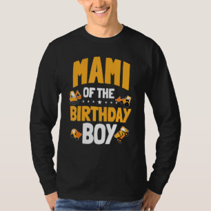 Mami Of The Birthday Boy Construction Worker Bday T-Shirt