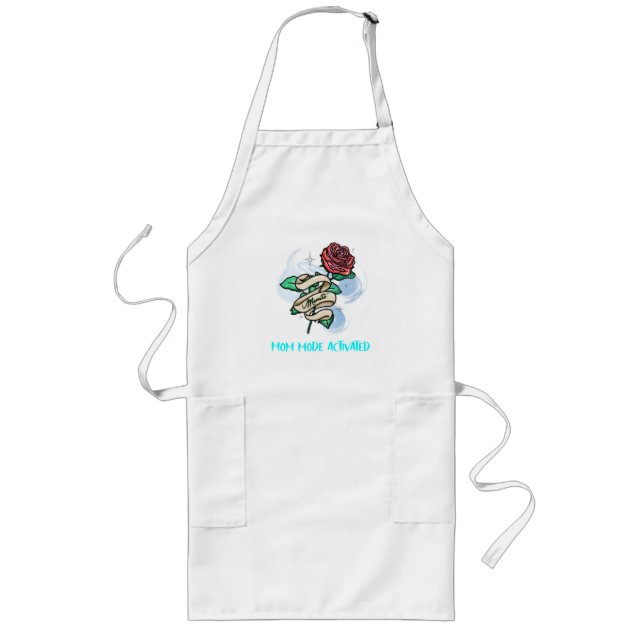 Mamita Mum Mode Activated Working Mum Long Apron (Front)