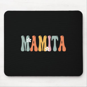 Mamita Retro Groovy Print Mum Cute Mothers Day Fun Mouse Pad
