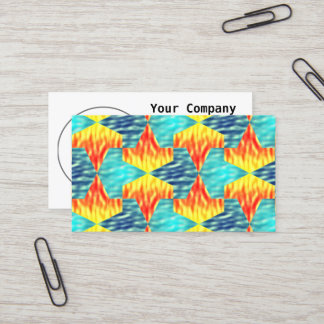 Mamluks Djinns Fire and Water Pattern Business Card