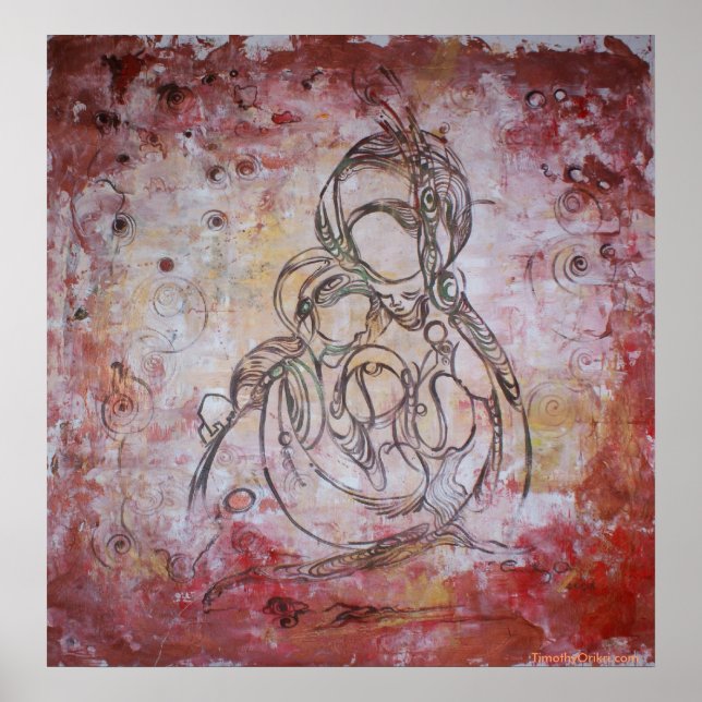 Mamma and I - Canvas Print (Front)