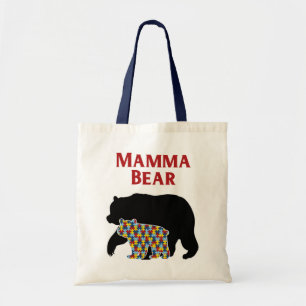 Mamma Bear, Autism Mum Pride Tote Bag