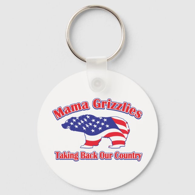 Mamma-Grizzlies Key Ring (Front)