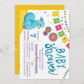 Mamma llama Baby Shower Invitation