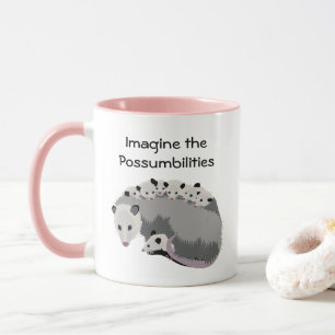 Mamma Opossum & Family Mug