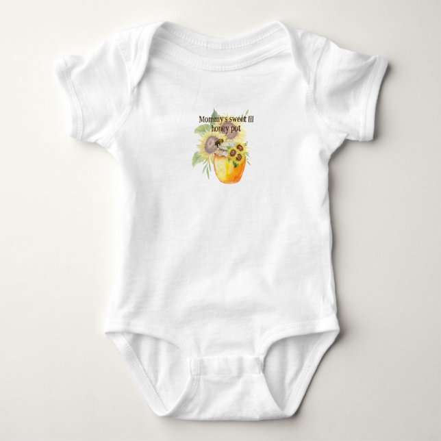 Mamma’s lil Honey pot T-Shirt Baby Bodysuit (Front)
