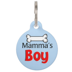Mamma's Boy Pet ID Tag