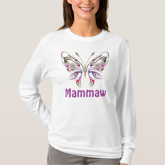 Mammaw Personalised Butterfly T-Shirt
