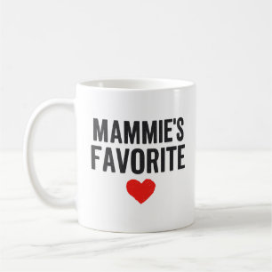MAMMIE’S Favorite Heart Graphic for Mothers Day Gr Coffee Mug