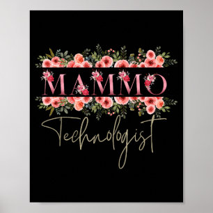 Mammo Technologist Mammography Tech Poster