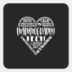 Mammography tech, Mammo technologist Square Sticker