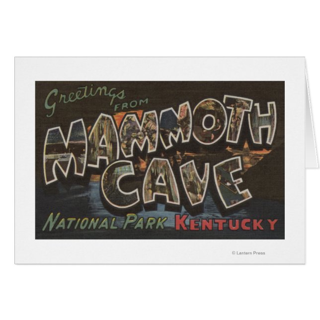 Mammoth Cave, Kentucky - Large Letter Scenes (Front Horizontal)