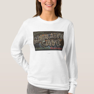 Mammoth Cave, Kentucky - Large Letter Scenes T-Shirt