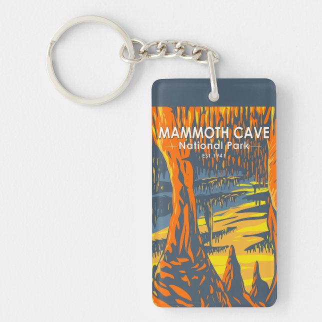 Mammoth Cave National Park Kentucky  Key Ring (Front)