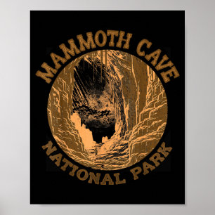 Mammoth Cave National Park Kentucky Travelling Poster