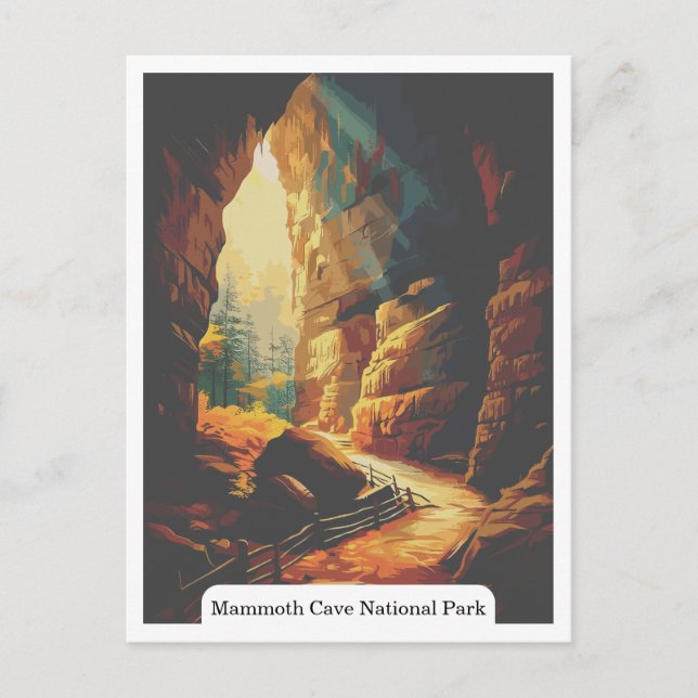 Mammoth Cave National Park, Kentucky USA Postcard (Front)