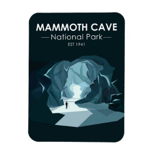 Mammoth Cave National Park Kentucky Vintage Magnet