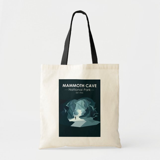 Mammoth Cave National Park Kentucky Vintage  Tote Bag (Front)