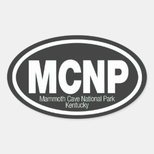Mammoth Cave National Park Oval Sticker