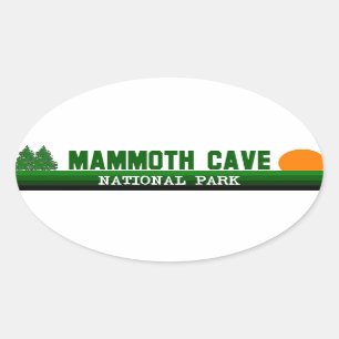 Mammoth Cave National Park Oval Sticker