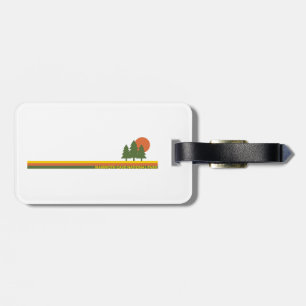 Mammoth Cave National Park Pine Trees Sun Luggage Tag