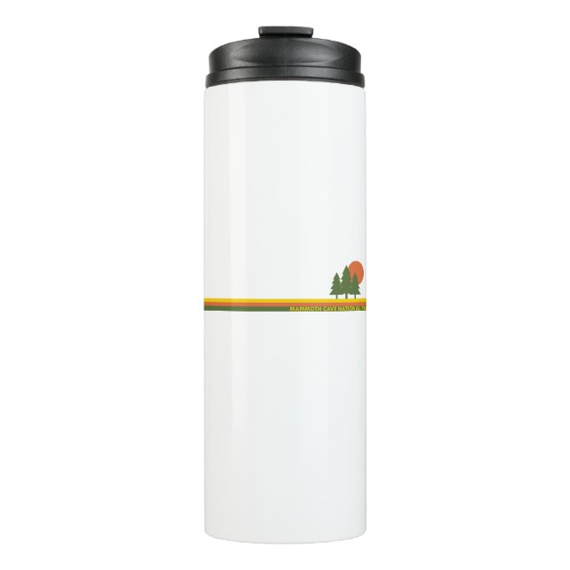 Mammoth Cave National Park Pine Trees Sun Thermal Tumbler (Front)